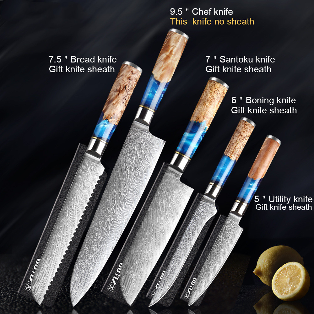 Kitchen Knife Set Chef's Knife Meat Chopping Knife - Image 4